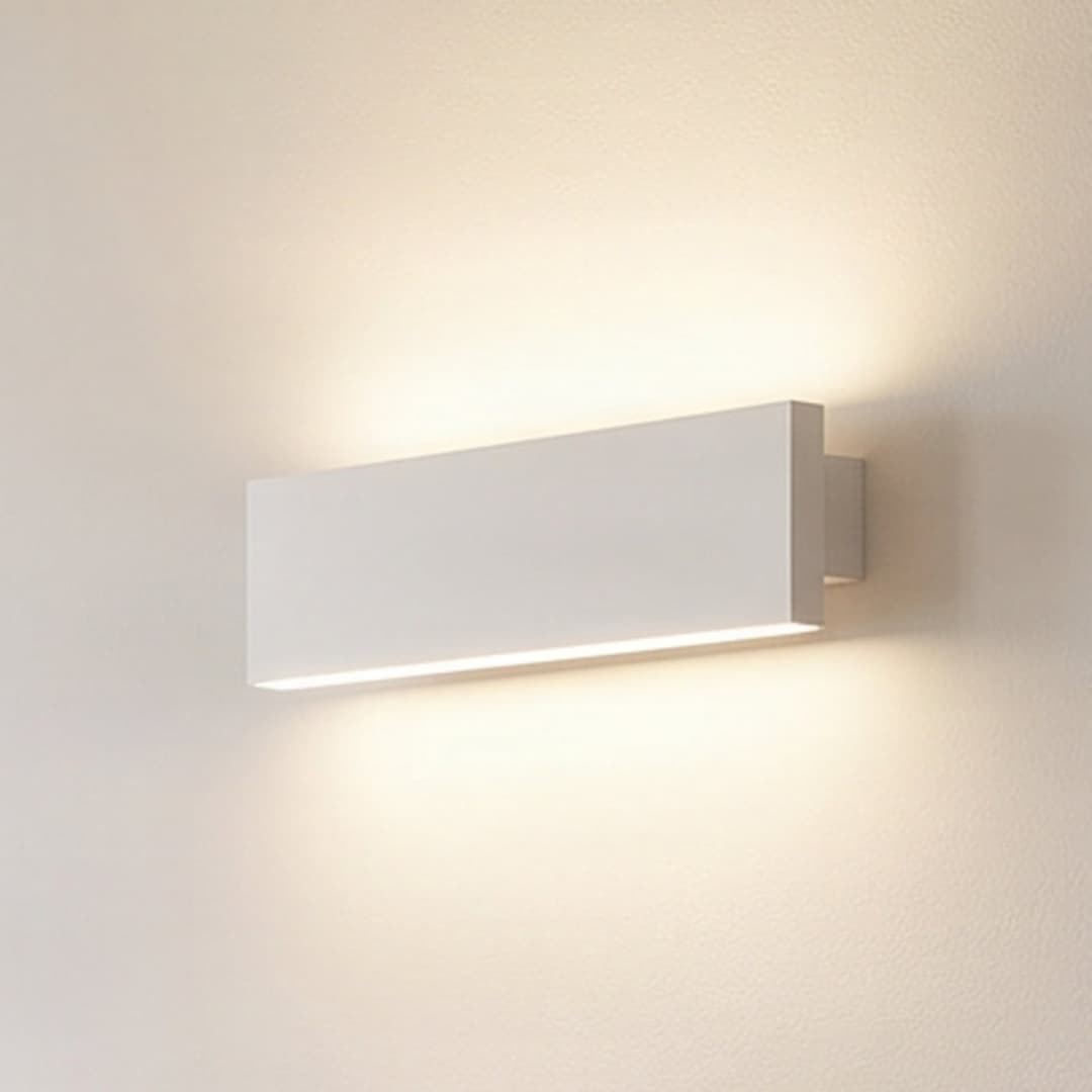 Ignazia LED Wandleuchte L28 White - Lindby - Wohnzimmer - Modern - Metall - Eckig