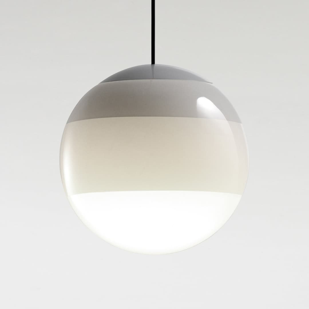 Dipping Light LED-Hängelampe Ø 30 cm weiß - MARSET - Wohnzimmer - Design - Glas - Kugel