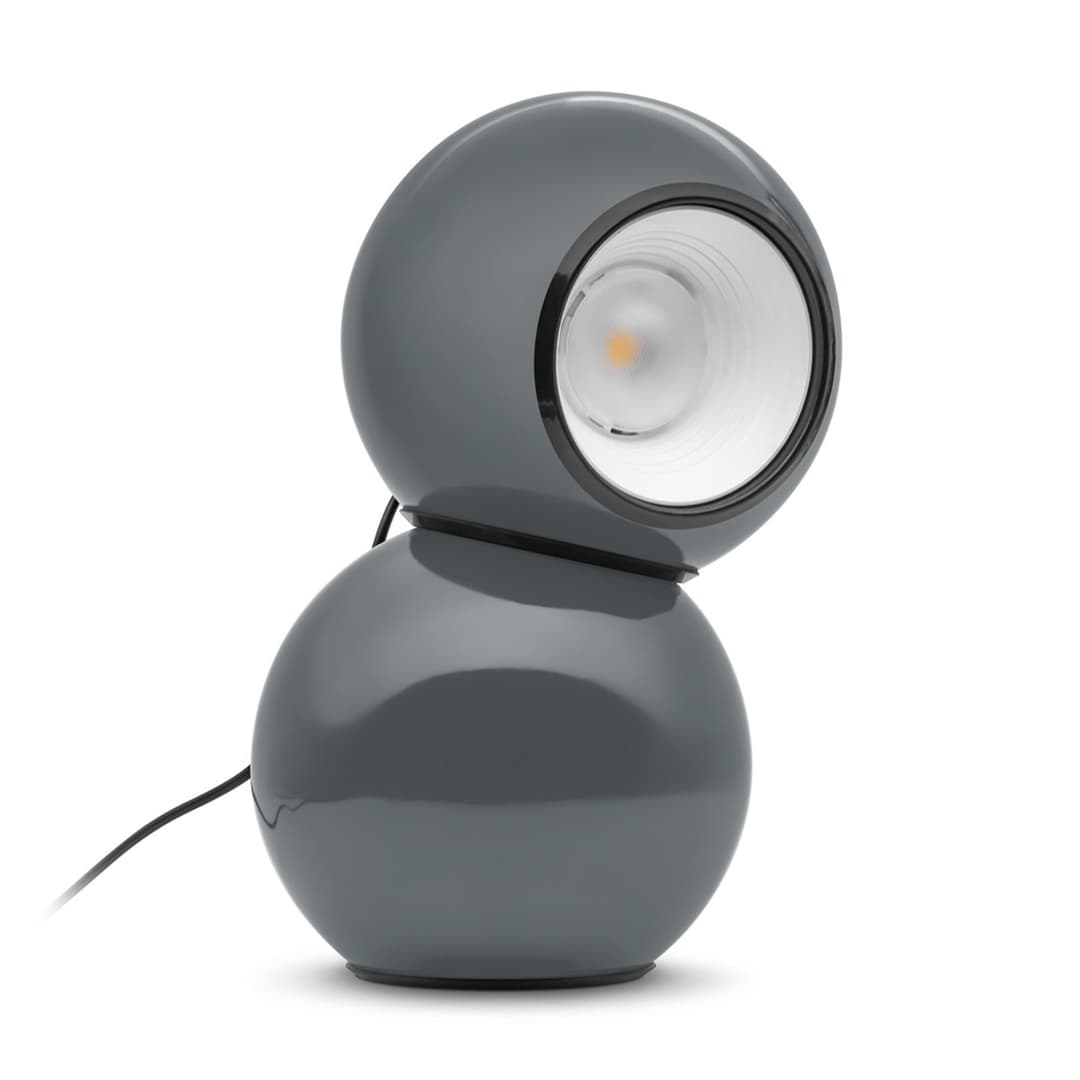 Gravitino LED-Tischleuchte, grau, Höhe 24,9 cm - Stilnovo - Wohnzimmer - Design - Metall