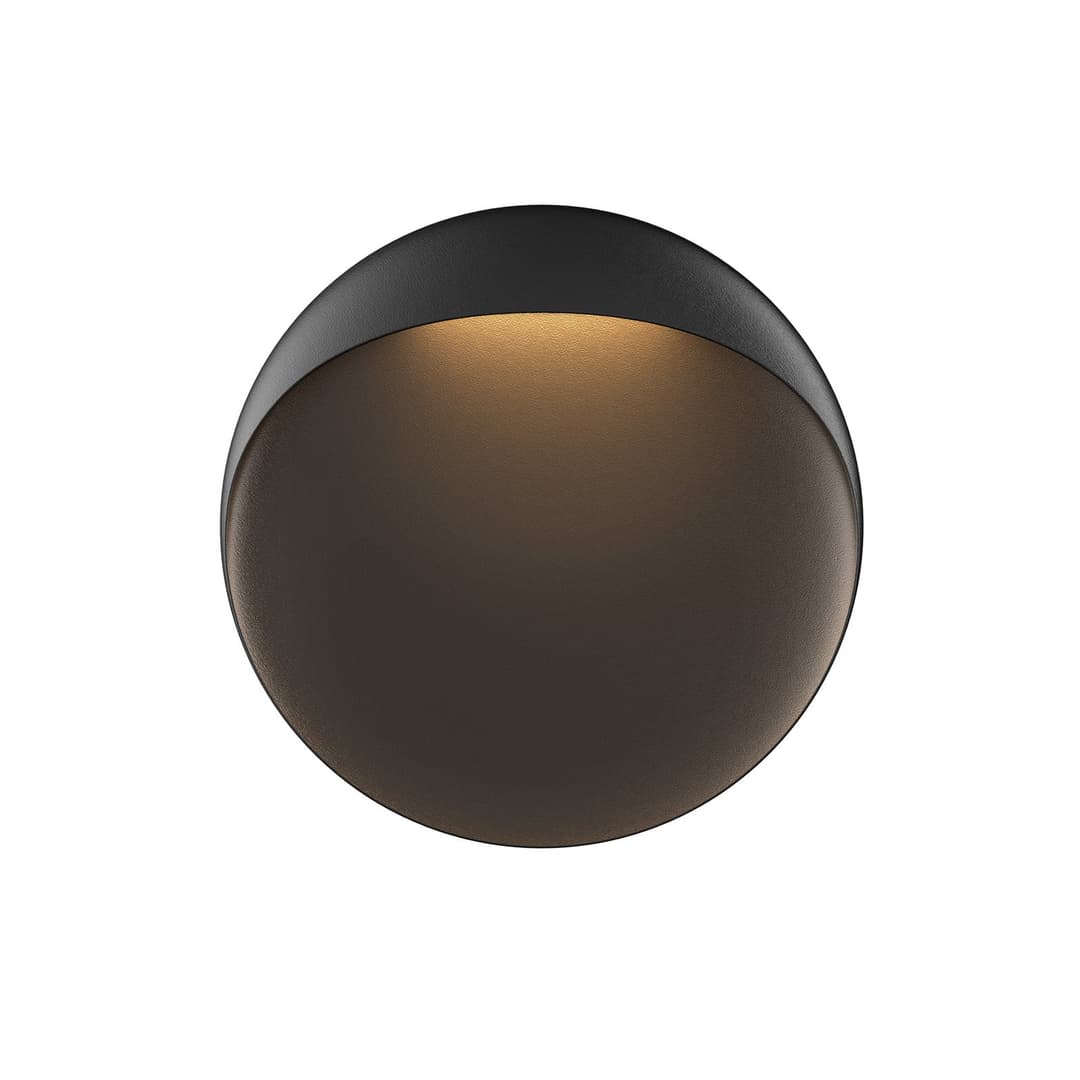 Flindt Wandleuchte Ø30 cm 2700K Black - Louis Poulsen - Wohnzimmer - Design - Aluminium - Rund
