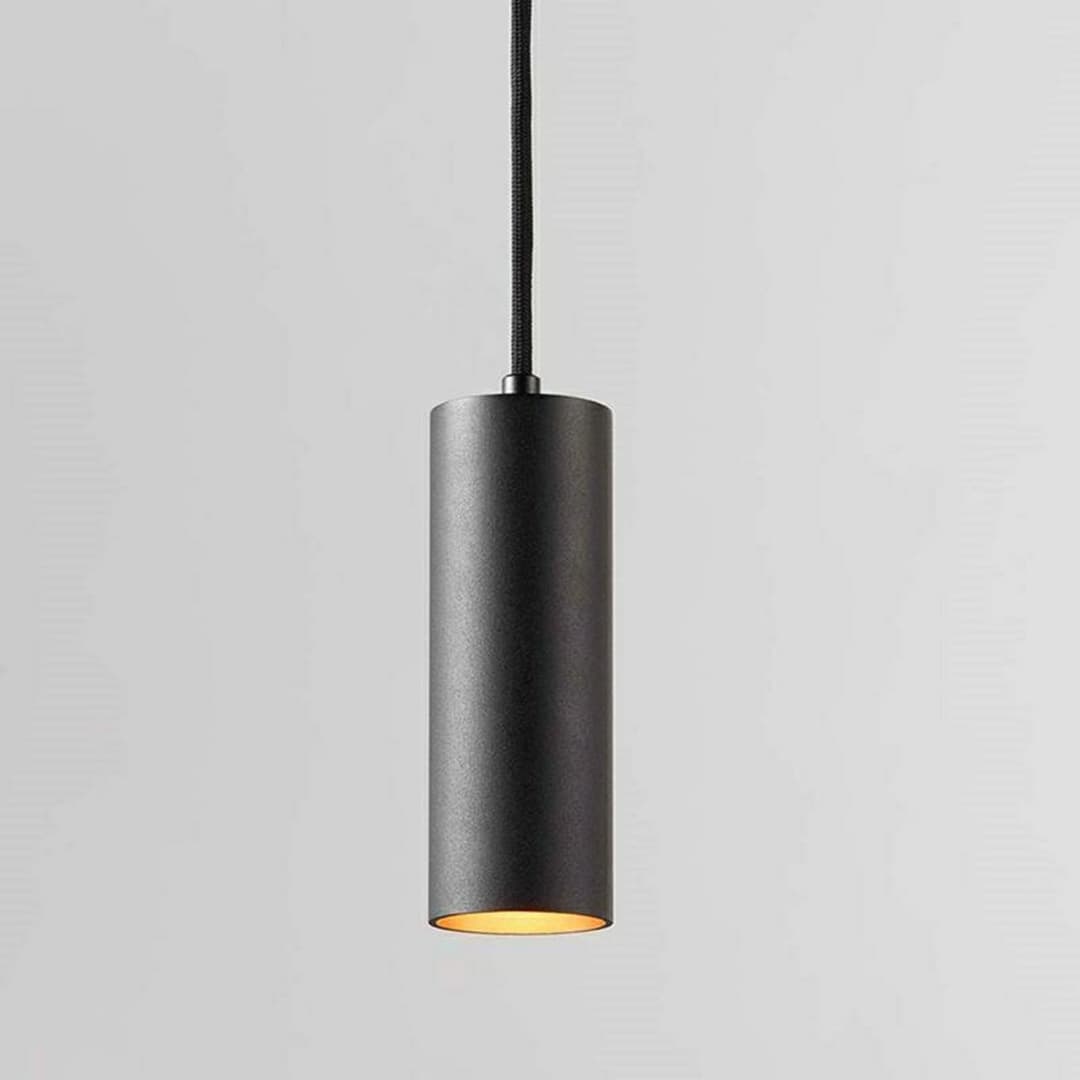Zero S1 Pendelleuchte Schwarz/Gold - LIGHT-POINT - Wohnzimmer - Metall