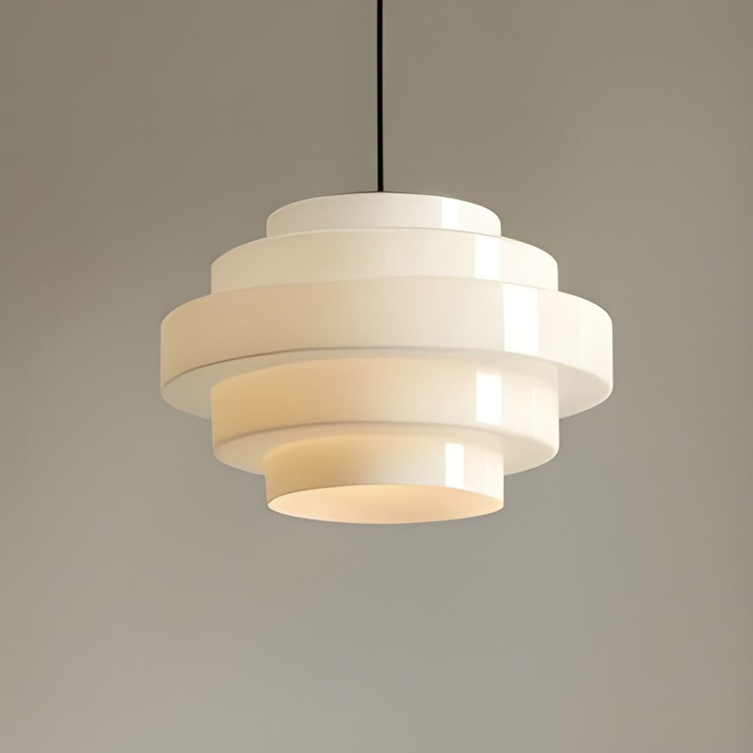 Filo Hängeleuchte, weiß, Ø 28 cm, Glas - Aldex - Esszimmer - Skandinavisch - Einflammig