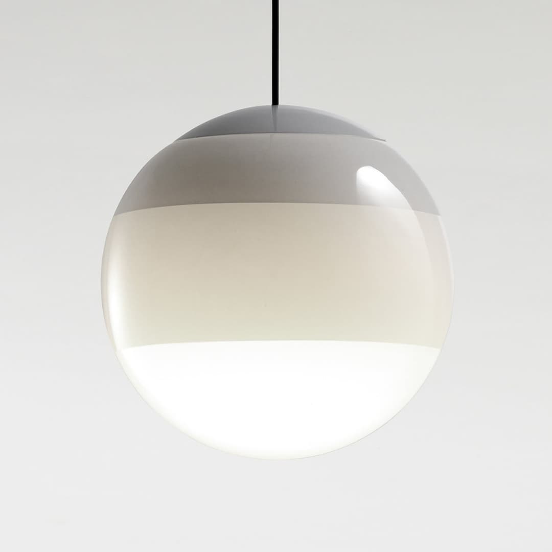 Dipping Light LED-Hängelampe Ø 13 cm weiß - MARSET - Wohnzimmer - Design - Glas - Kugel