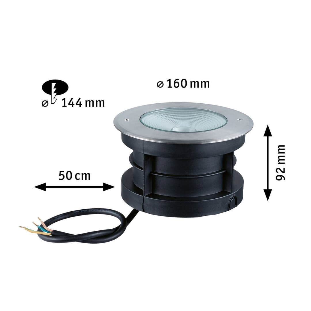 Vanea Außen Erd Spot SWR 15,5W IP67 Aluminium - Paulmann - Modern - Metall - Einflammig