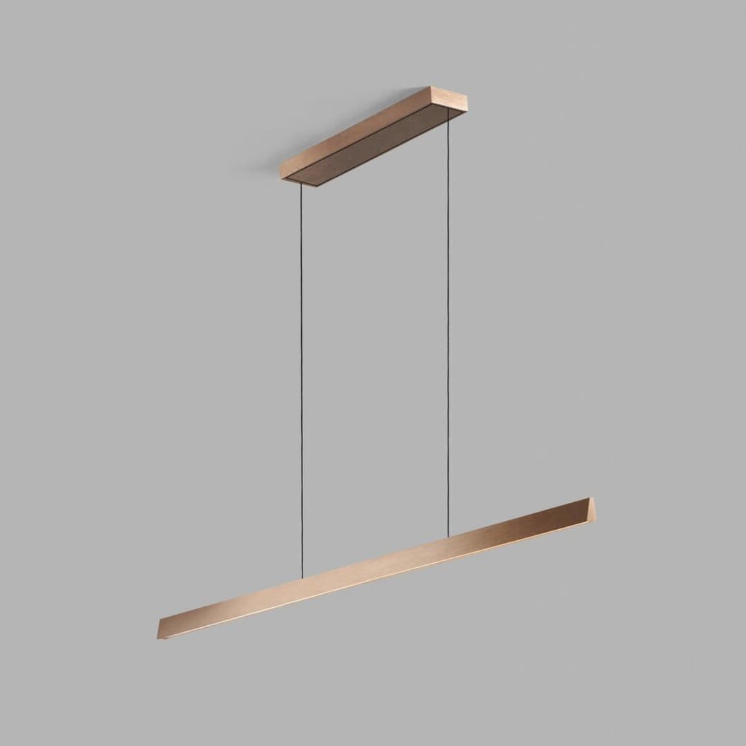 Edge Linear S1000 Pendelleuchte Rose Gold - LIGHT-POINT - Wohnzimmer - Modern - Aluminium