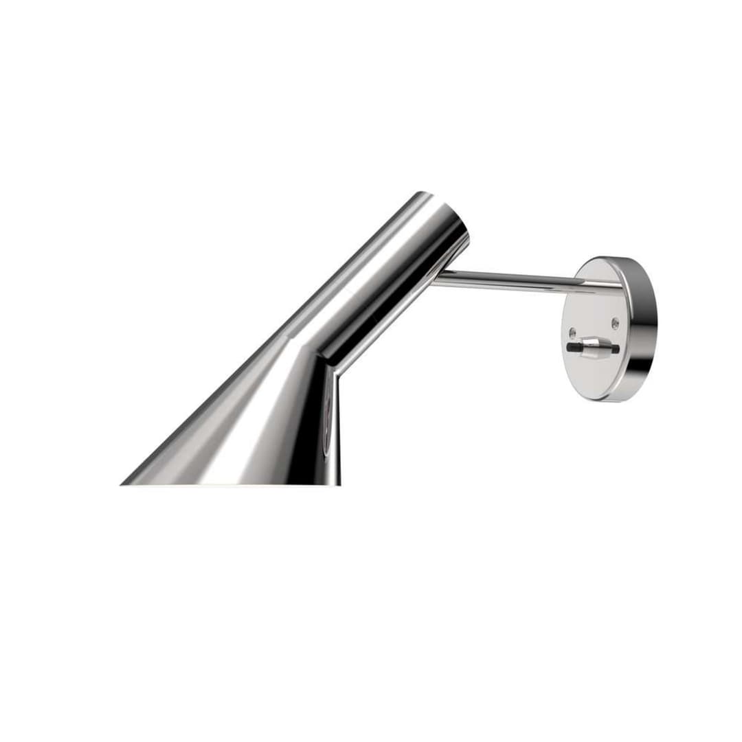 AJ Wandleuchte Hardwired SW Polished Steel - Louis Poulsen - Wohnzimmer - Metall