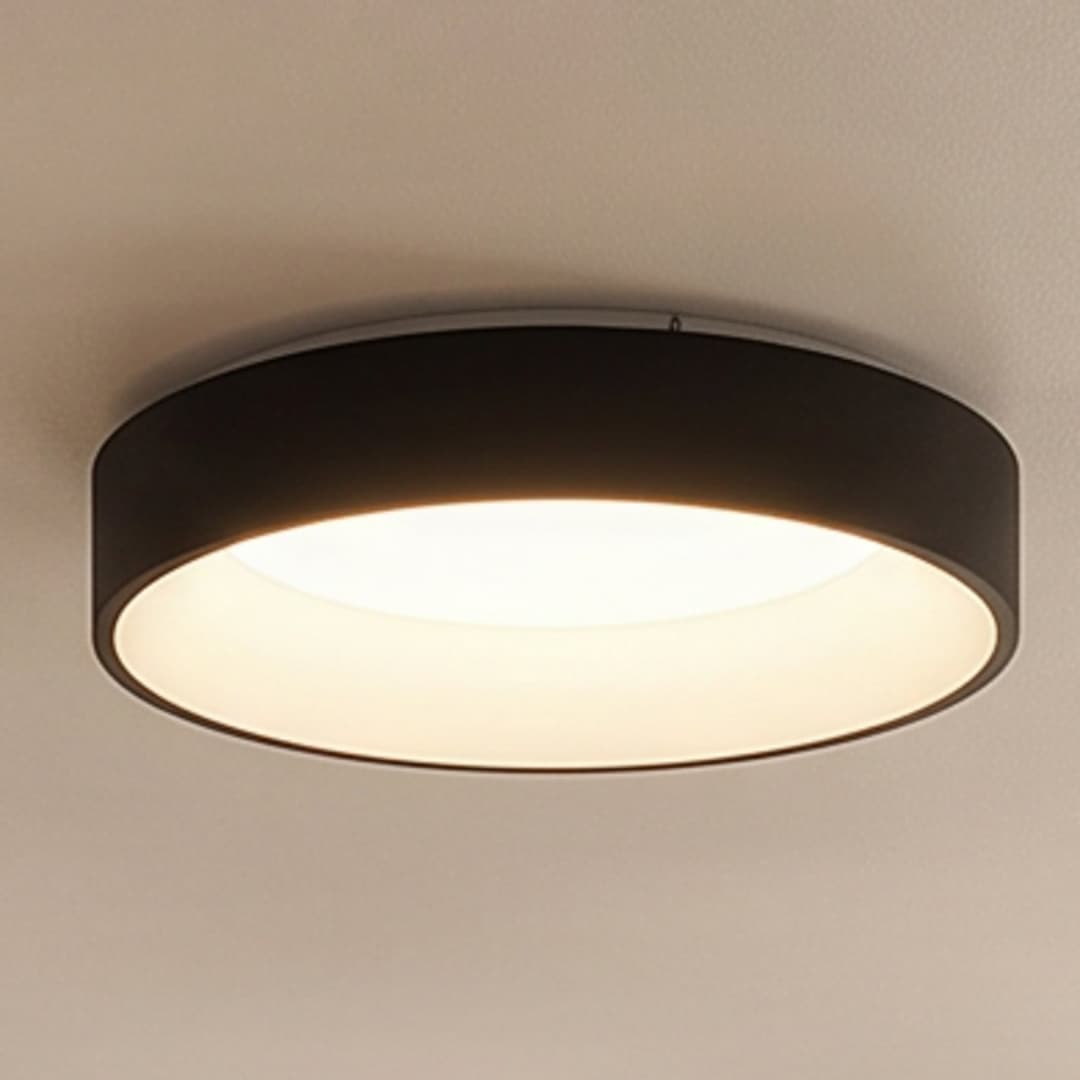 Aleksi Round LED Deckenleuchte Ø45 Black - Arcchio - Küche - Modern - Metall - Rund