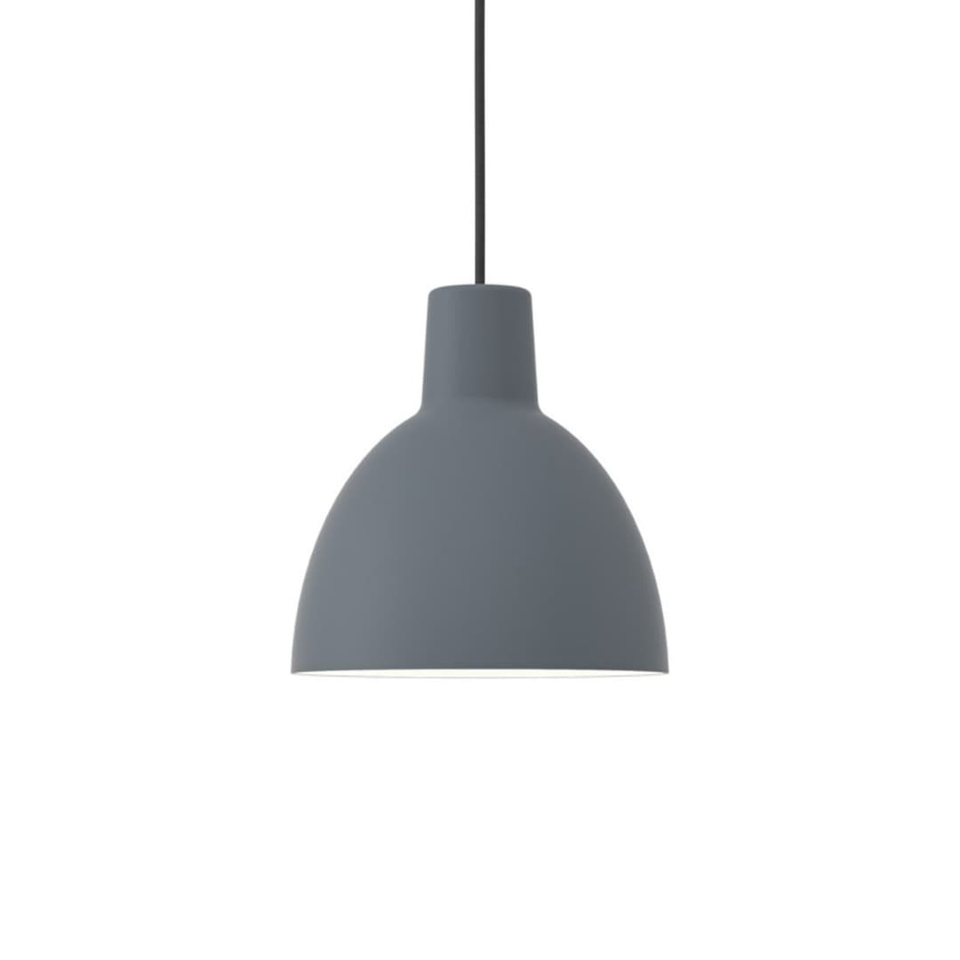Toldbod 250 Pendelleuchte Blau-Grau - Louis Poulsen - Wohnzimmer - Design - Aluminium - Einflammig