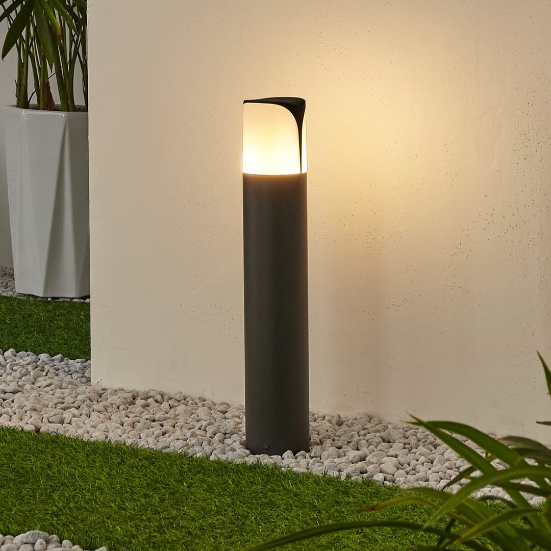 Paikea Gartenleuchte H50 Anthracite - Lucande - Modern - Metall - Einflammig