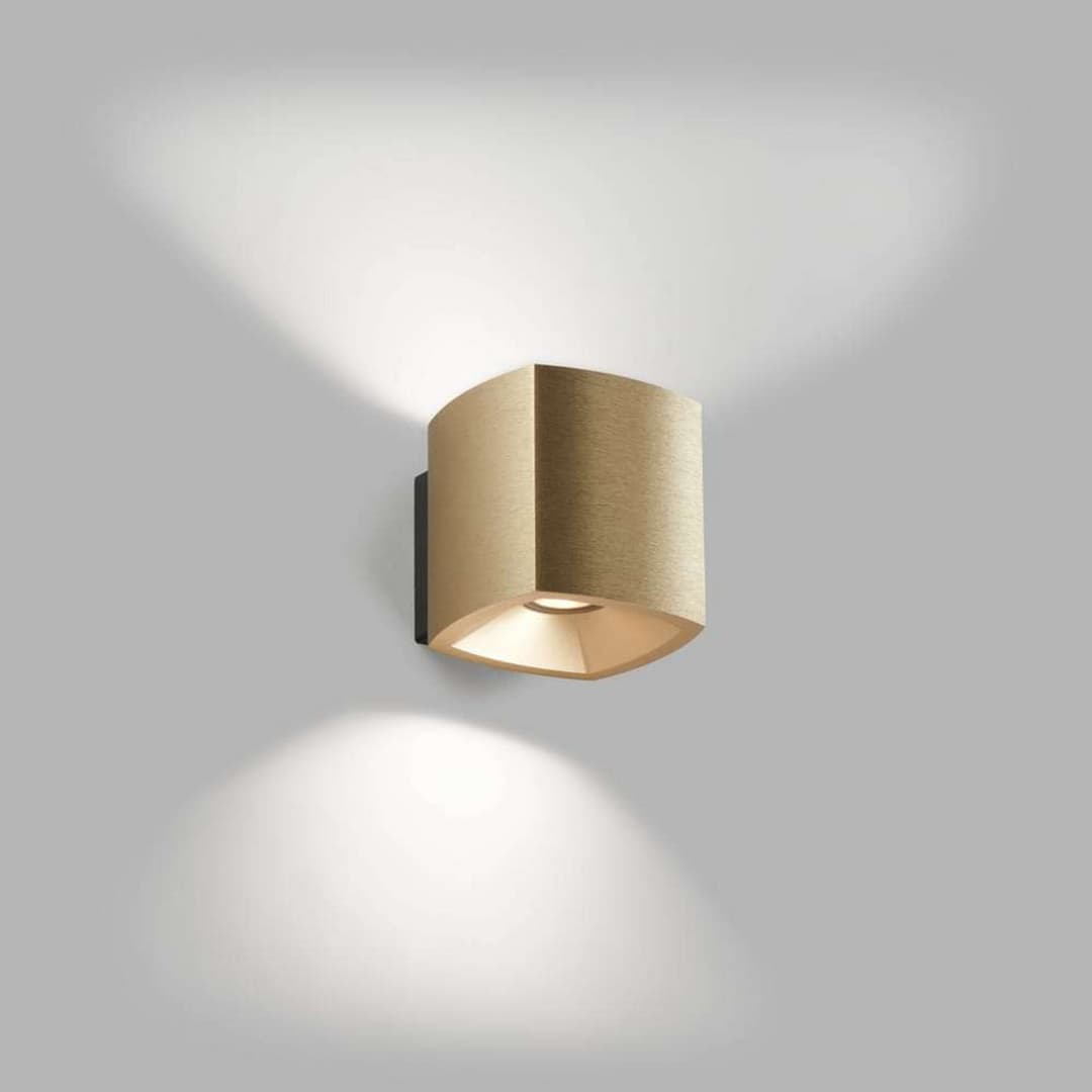 Mirage 1 Wandleuchte Brass - LIGHT-POINT - Keller - Aluminium