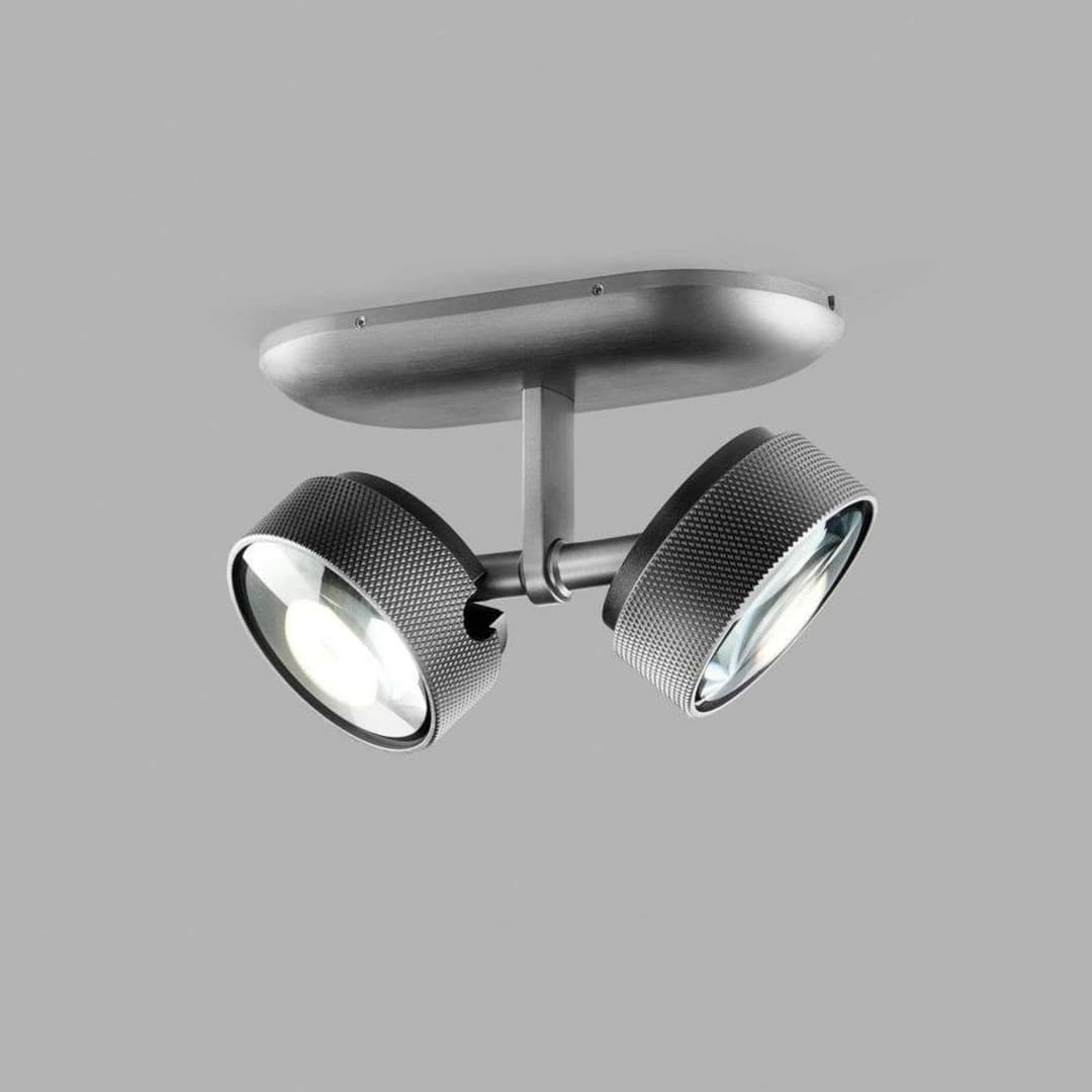Cosmo C2 Deckenleuchte 2700K Titanium - LIGHT-POINT - Wohnzimmer - Aluminium
