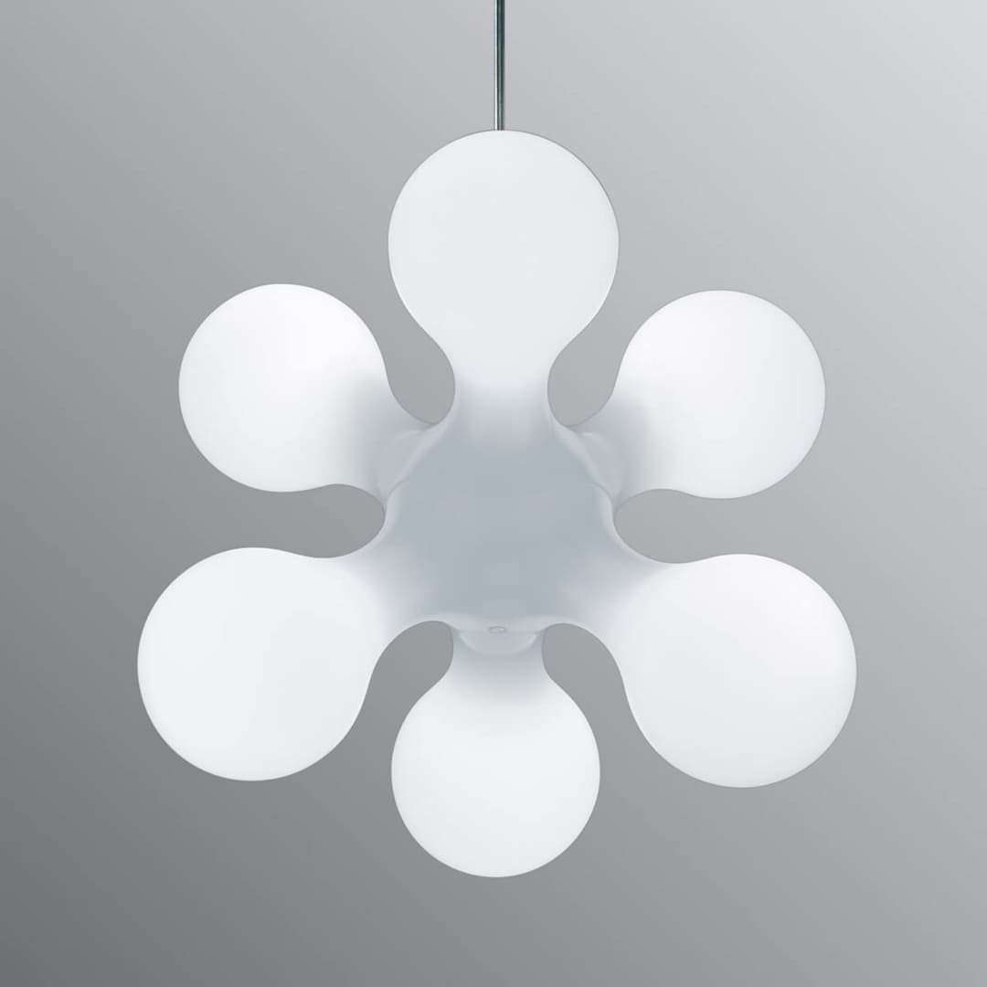 Atomium Pendelleuchte White - KDLN - Wohnzimmer - Design - Metall - Mehrflammig