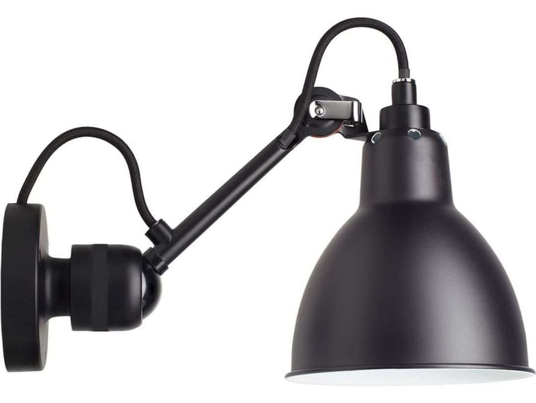 Lampe Gras 304 Wandleuchte, schwarz – DCW - Wohnzimmer - Design - Metall