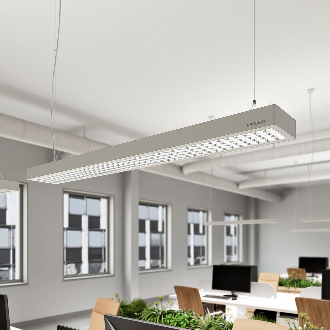 Susi Pendelleuchte Silver - Arcchio - Arbeitszimmer / Büro - Modern - Aluminium - Einflammig