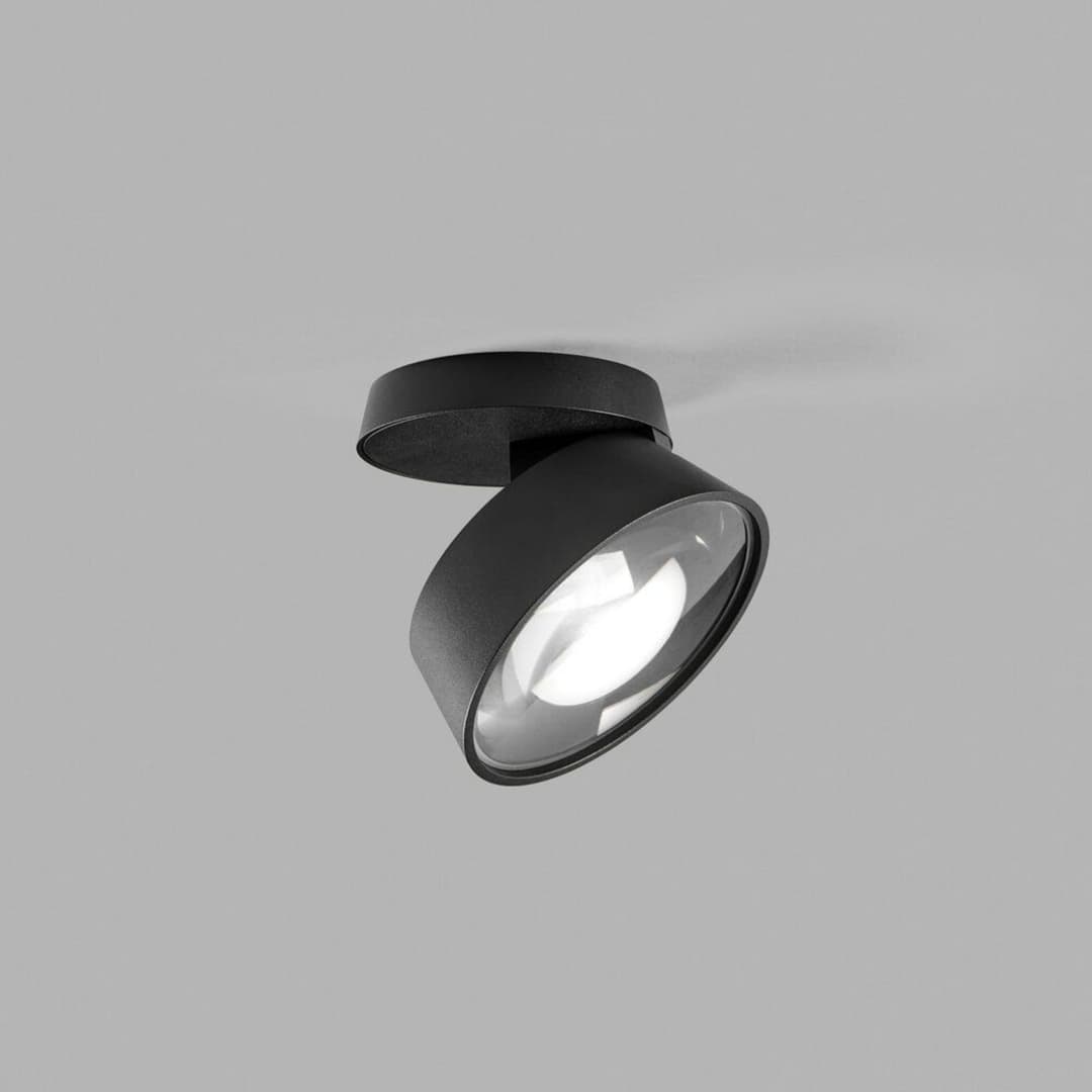 Vantage 1+ LED-Spot schwarz 1-flg. verstellbar - Light-Point - Wohnzimmer - Aluminium