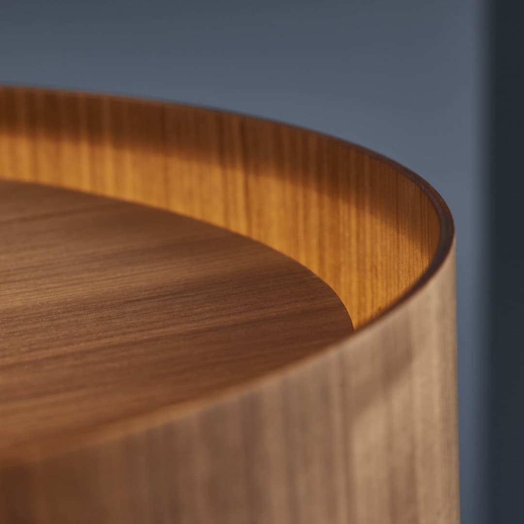 FM 1954 Pendelleuchte Ø28 Walnut - Frandsen - Wohnzimmer - Design - Holz - Mit Schirm