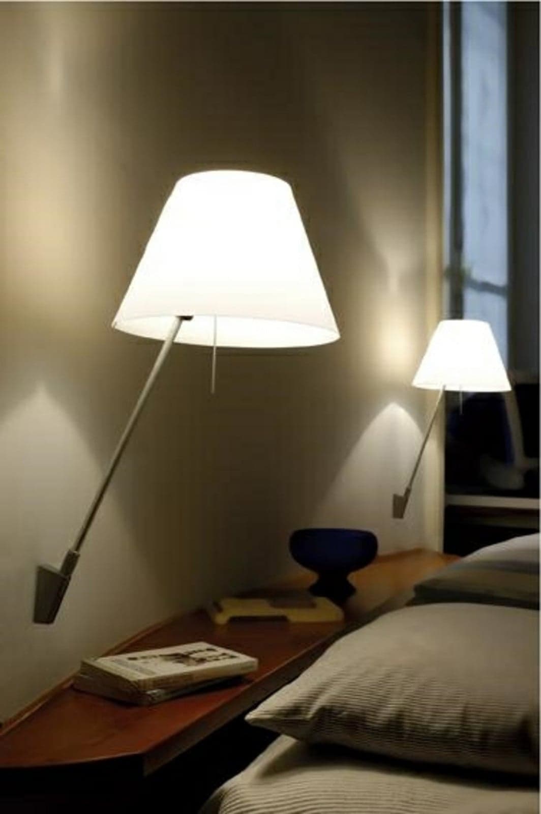 Costanzina Wandleuchte Alo/Primary Red - Luceplan - Wohnzimmer - Aluminium