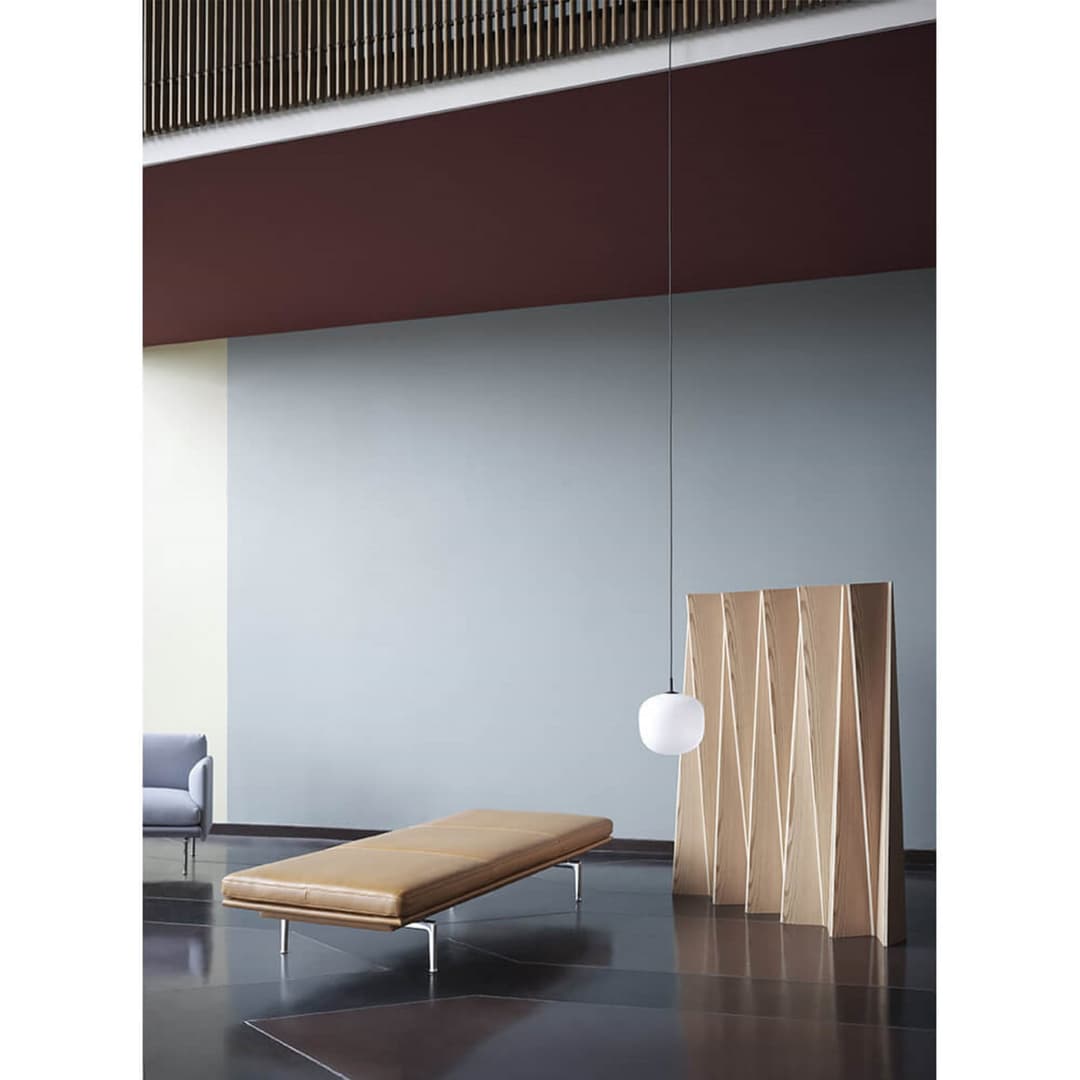 Rime Pendelleuchte Ø25 White/Grey - Muuto - Glas