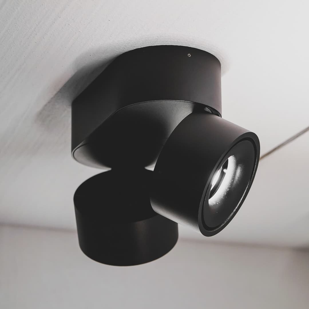 Aim Double Spot Black - Loom Design - Wohnzimmer - Modern - Metall - Rund