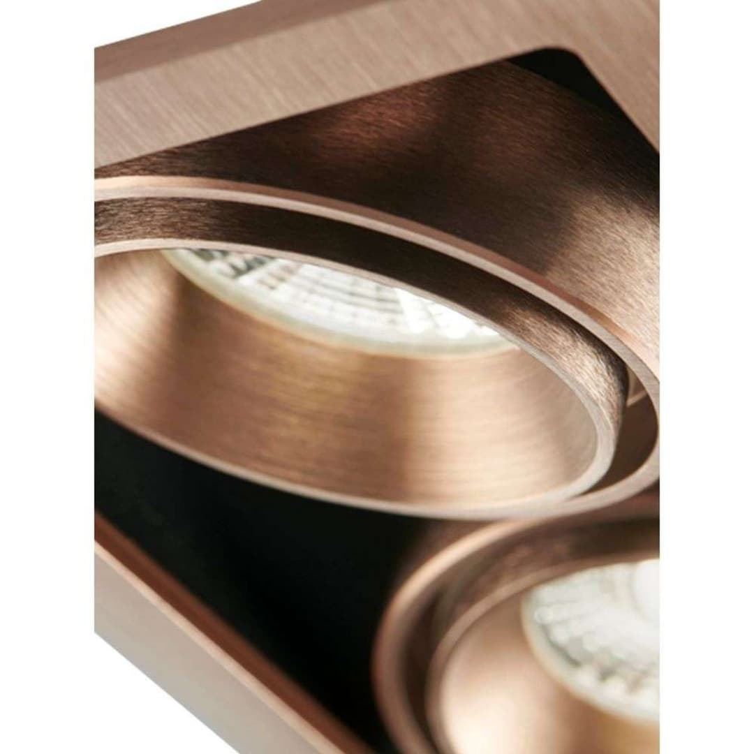 Ghost 2 Einbauspots 12,6W 2700/3000K Rose Gold - LIGHT-POINT - Küche - Aluminium
