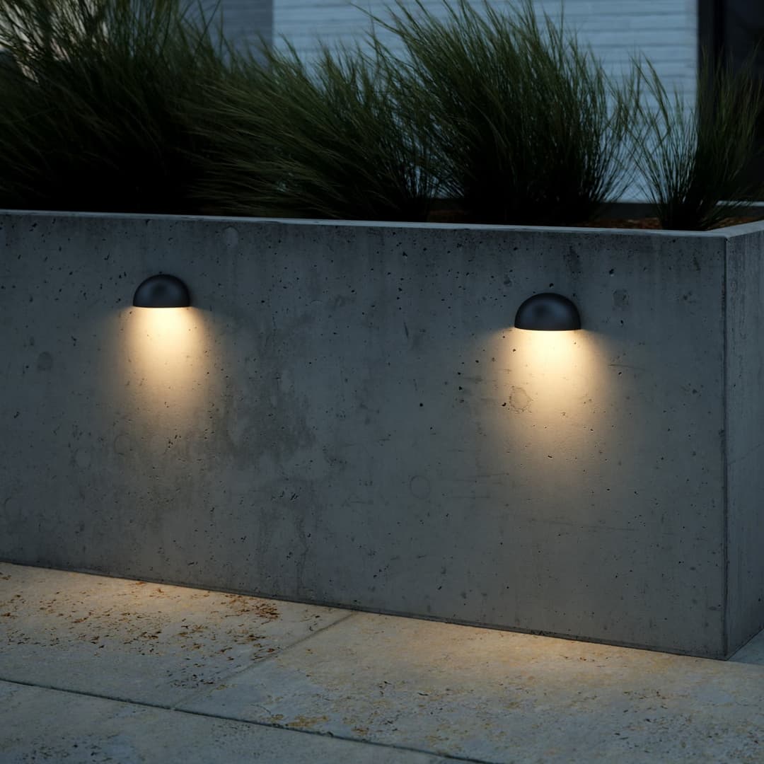Scorpius Außenwandleuchte IP44 Black - Nordlux - Flurbereich - Kunststoff - Einflammig