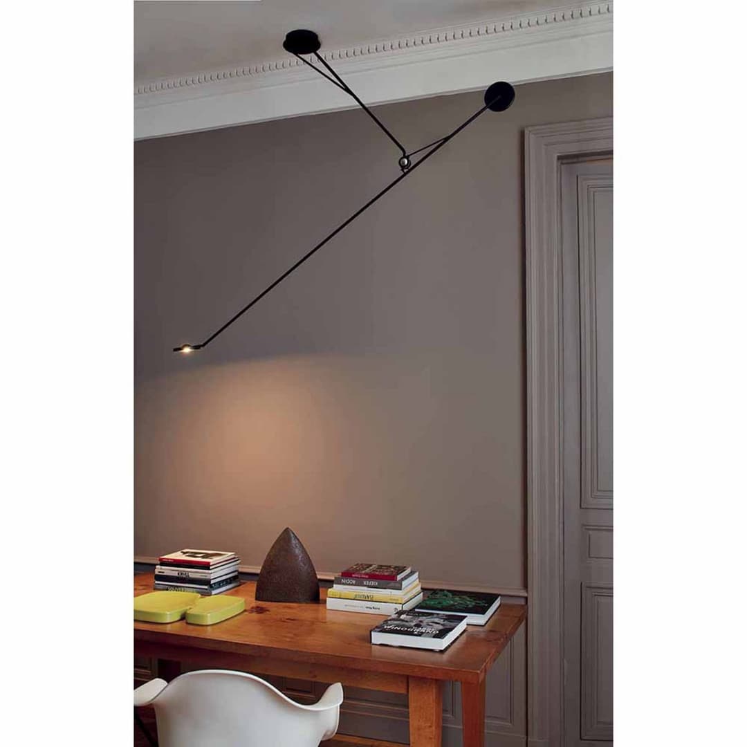 Aaro Deckenleuchte Schwarz - DCW - Wohnzimmer - Aluminium