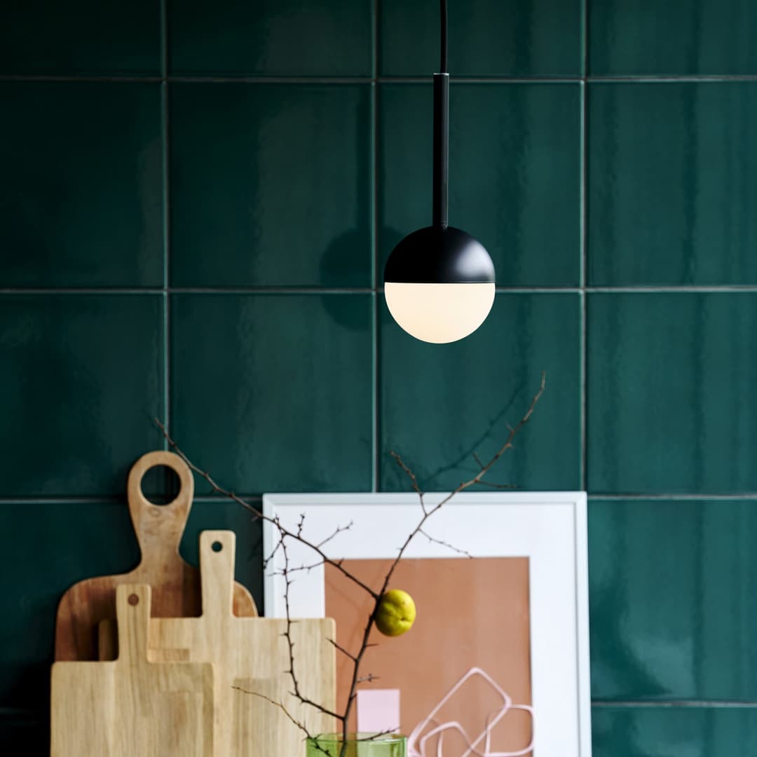 Contina Pendelleuchte Black/Opal - Nordlux - Küche - Modern - Metall - Einflammig