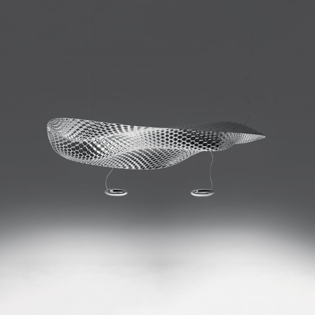 Cosmic Angel S LED Pendelleuchte Polished Chrome - Artemide - Wohnzimmer - Design - Metall - Einflammig