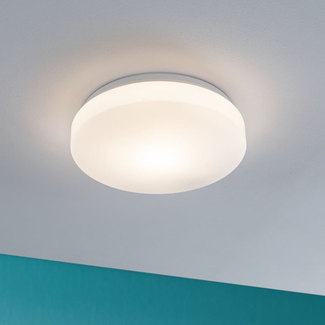 Axin Deckenleuchte, weiß, Ø 26 cm, IP44, E27 - Paulmann - Badezimmer - Kunststoff - Rund