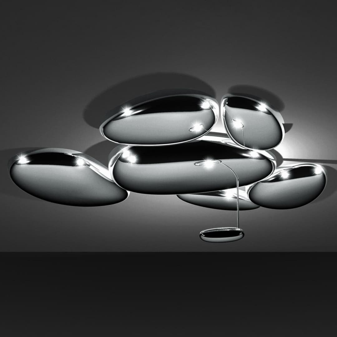 Skydro LED-Designer-Deckenleuchte 3.000 K - Artemide - Wohnzimmer - Metall - Einflammig