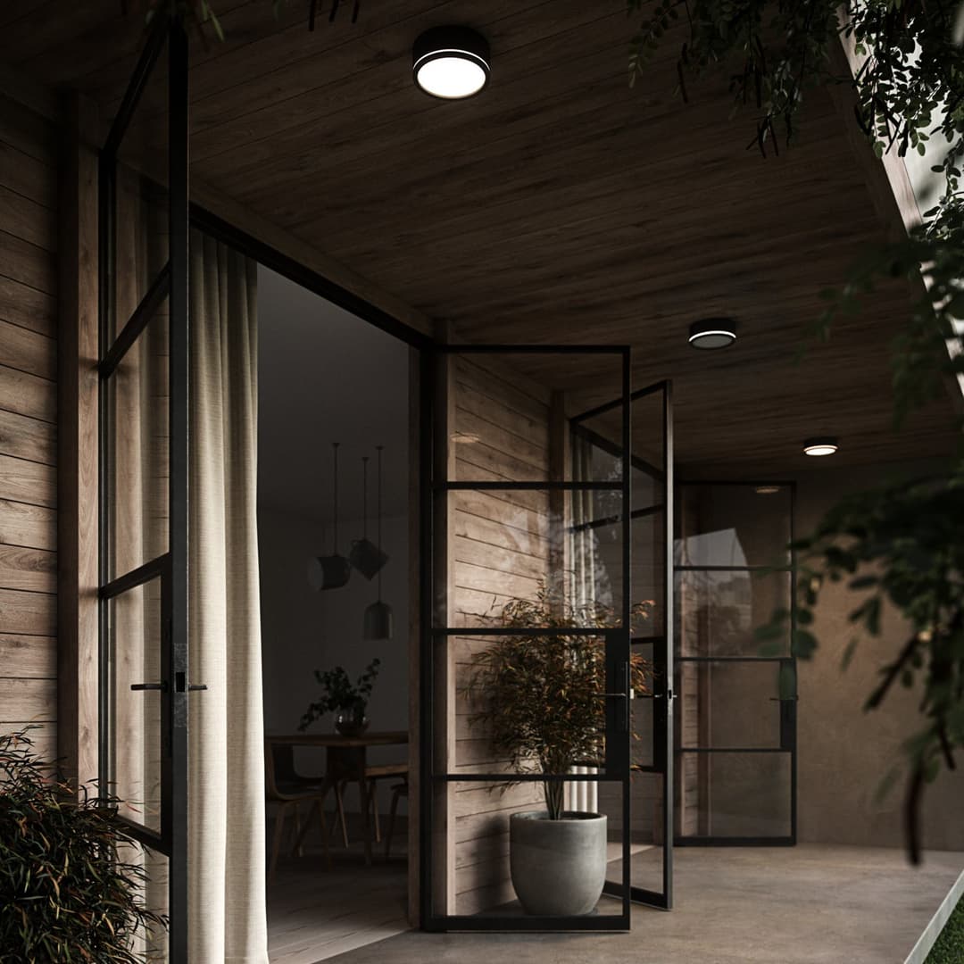 Ava Smart LED Deckenleuchte Black - Nordlux - Badezimmer - Metall