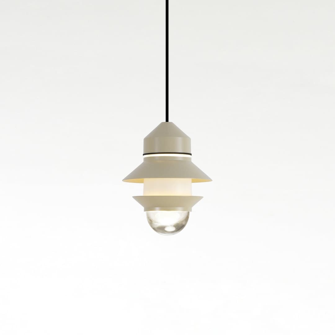 Santorini Pendelleuchte Indoor Sand - Marset - Wohnzimmer - Design - Glas - Einflammig