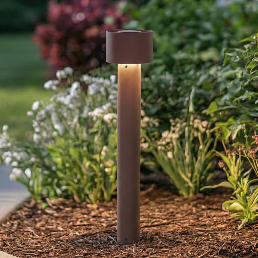 Milten LED-Wegeleuchte, rostfarben, IP65, Höhe 65 cm - Arcchio - Terrasse - Modern - Aluminium - Einflammig