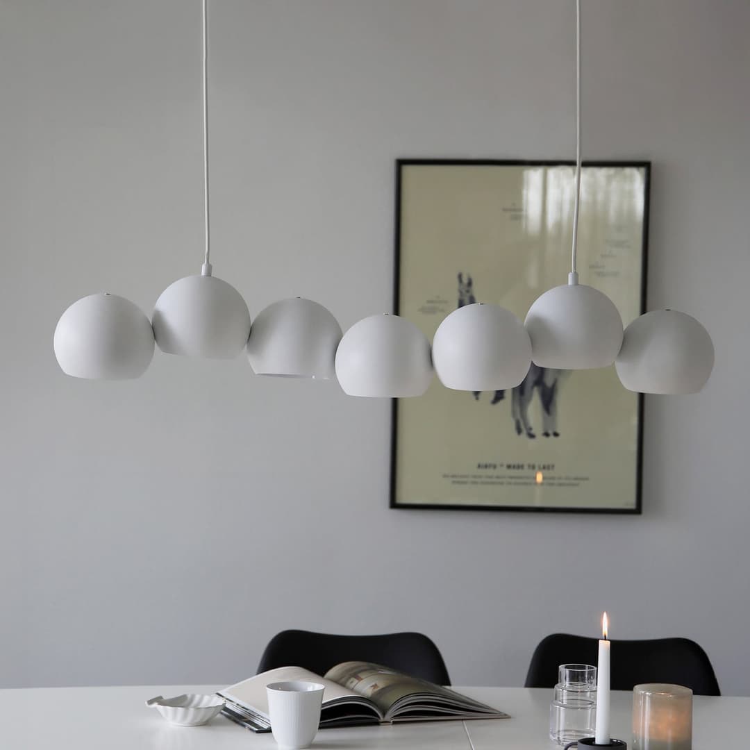 Cupolo 7 Pendelleuchte White - Markslöjd - Wohnzimmer - Modern - Metall - Mehrflammig