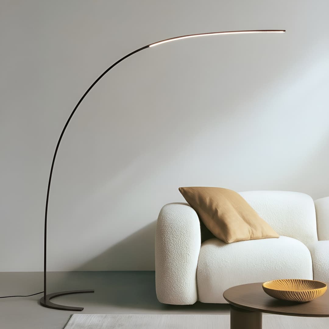 Danua Stehleuchte Black - Lindby - Arbeitszimmer / Büro - Modern - Metall - Einflammig