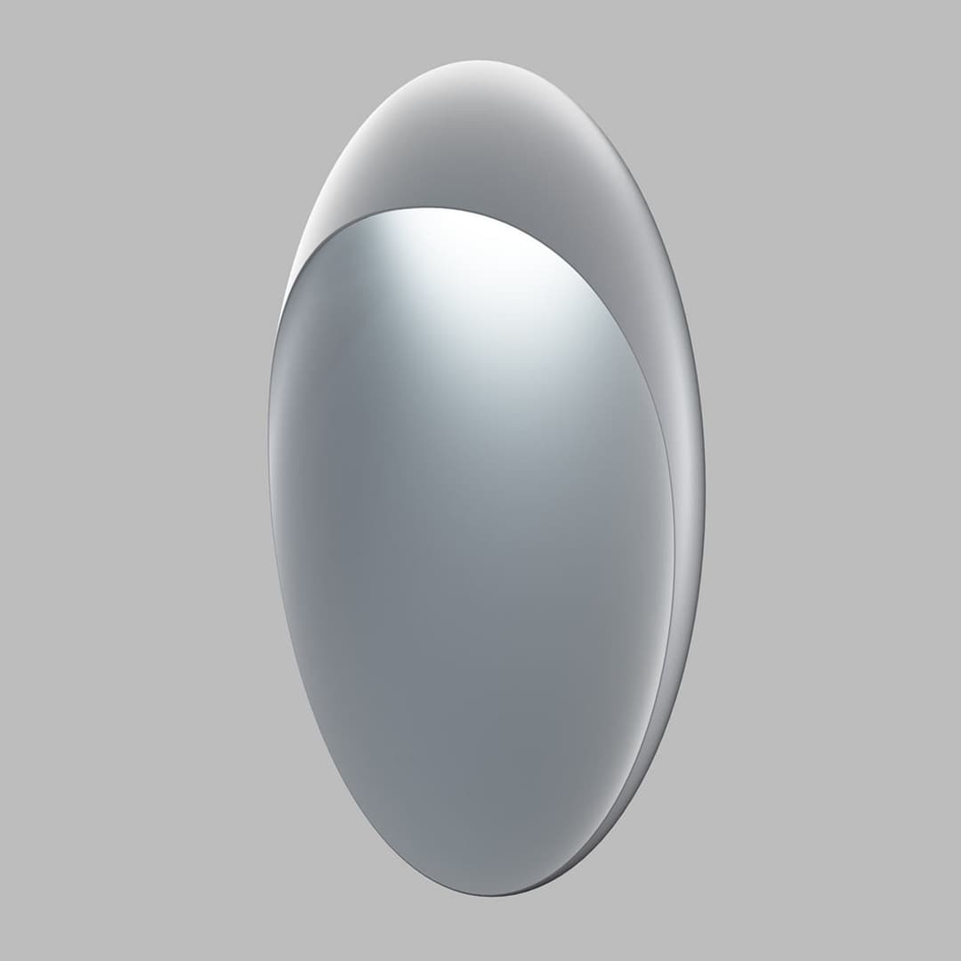 Flindt Wandleuchte, Ø20 cm, 3000K, alu - Louis Poulsen - Wohnzimmer - Design - Aluminium - Rund