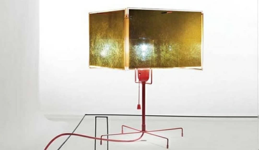 24 Karat Blau T. Tischleuchte - Ingo Maurer - Wohnzimmer - Metall