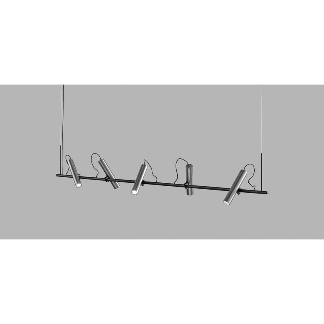 Spirit S2000 Hängelampe, titanfarben, 200 cm - Light Point LIGHT-POINT - Wohnzimmer - Aluminium
