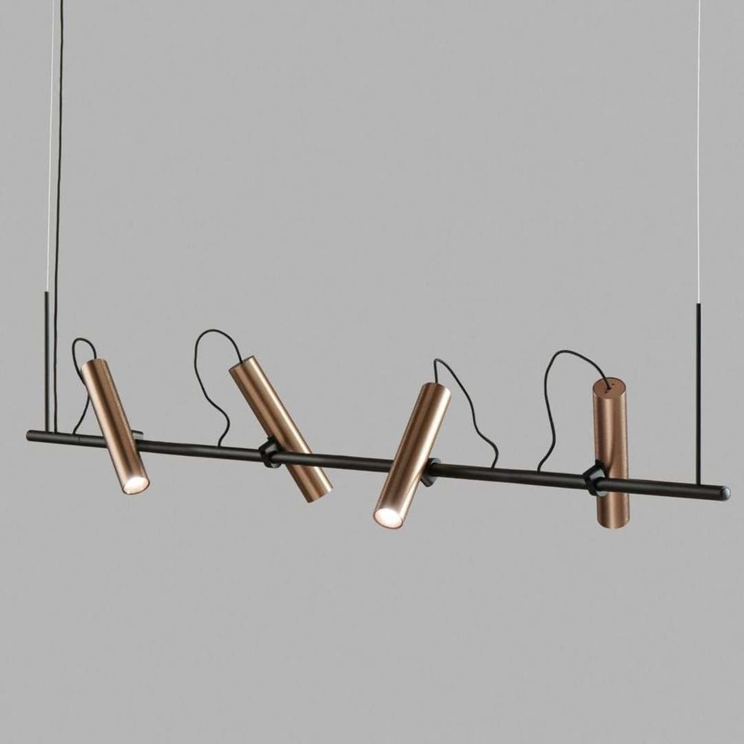 Spirit S1500 Pendelleuchte, schwarz/bronze - LIGHT-POINT - Wohnzimmer - Aluminium