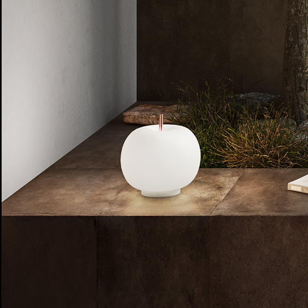 Kushi 16 Tischleuchte Brass - KDLN - Wohnzimmer - Design - Glas - Kugel
