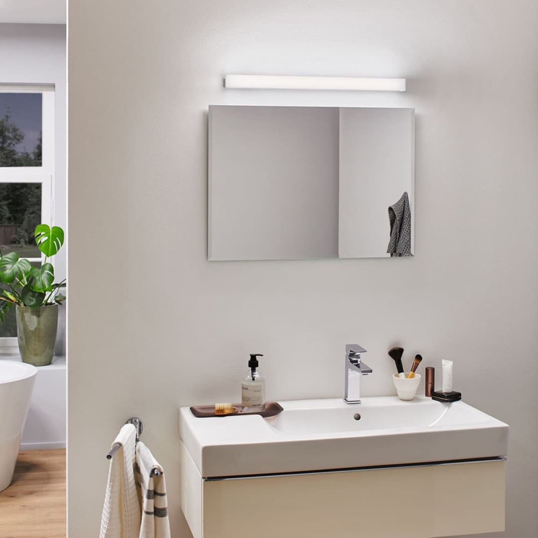 Luno LED Wandleuchte 8W IP44 Aluminium - Paulmann - Badezimmer - Modern - Metall - Eckig