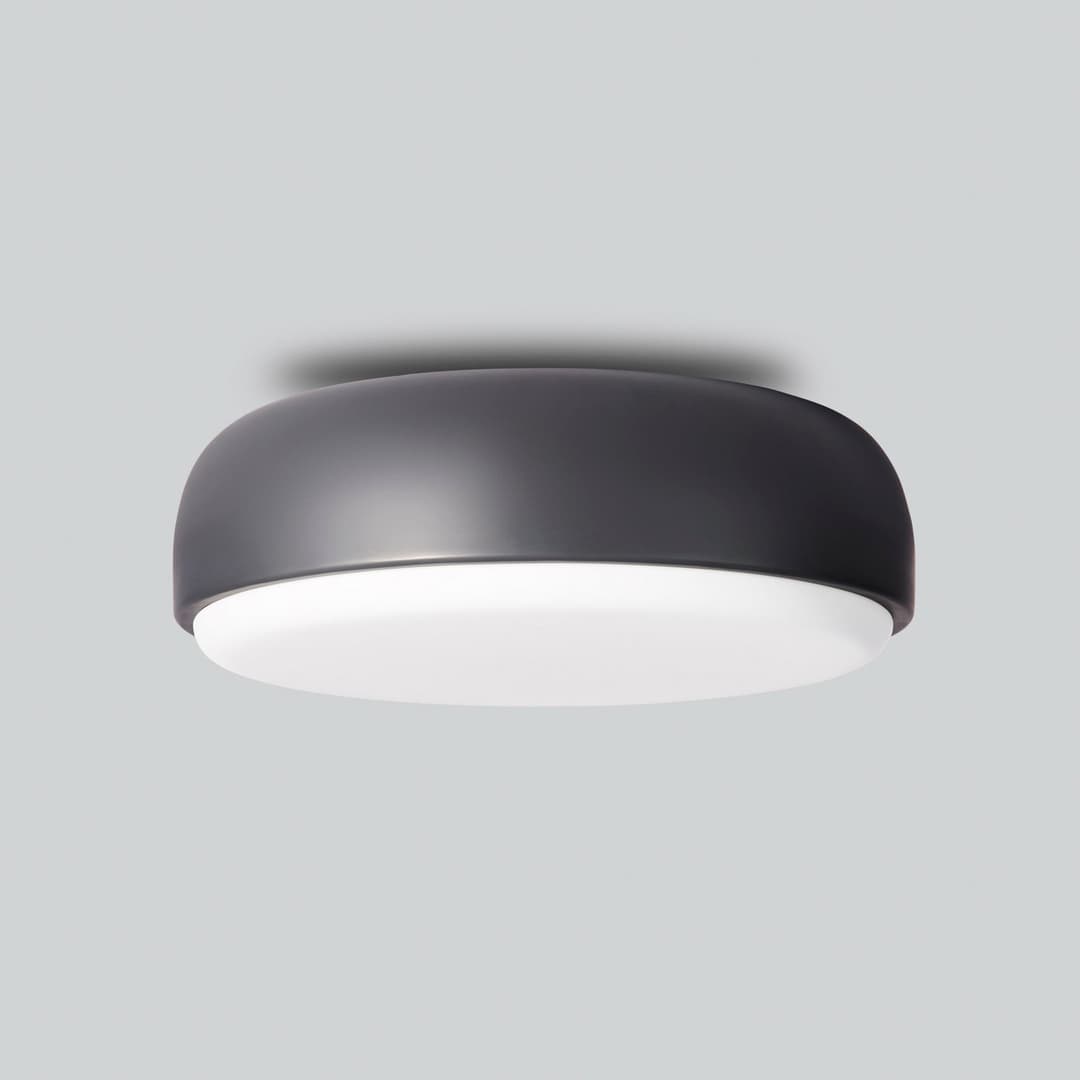 Over Me 40 Deckenleuchte Dunkel Grau - Northern - Wohnzimmer - Design - Metall - Rund