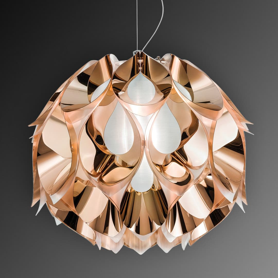 Flora Pendelleuchte M Kupfer - SLAMP - Wohnzimmer - Design - Kunststoff - Einflammig
