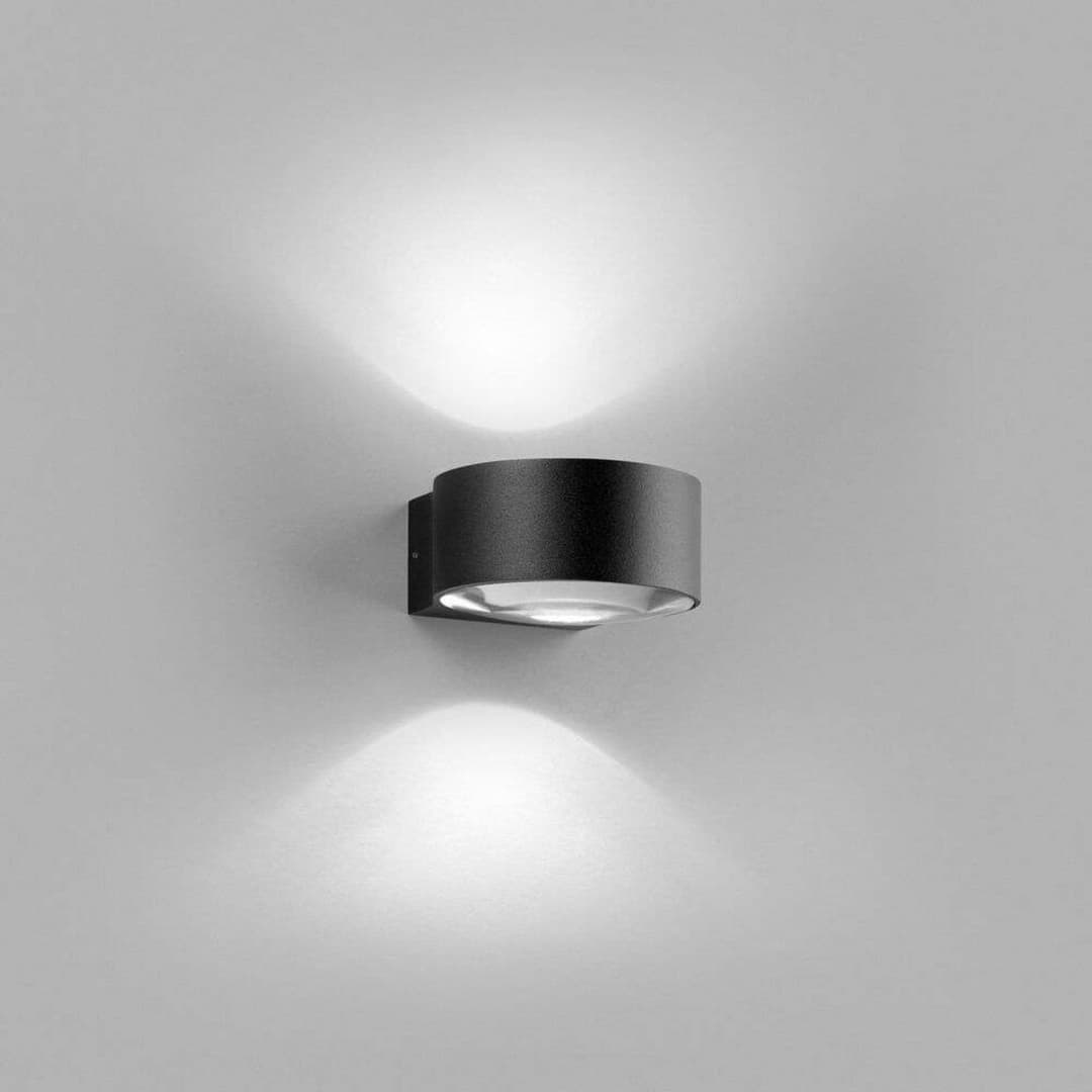 Orbit W1 Wandleuchte 3000K Black - LIGHT-POINT - Wohnzimmer - Aluminium