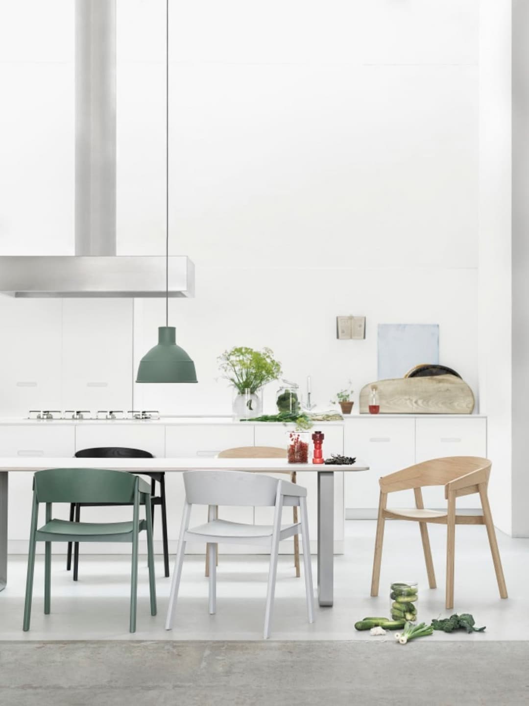 Unfold Pendelleuchte Black - Muuto - Esszimmer - Design - Kunststoff