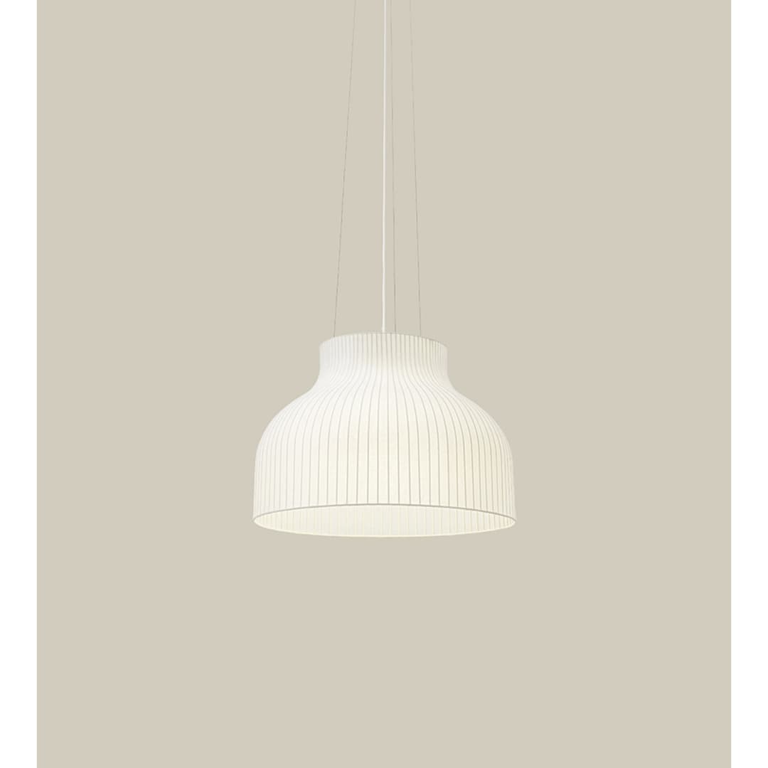 Strand Pendelleuchte Open Ø60 White - Muuto - Esszimmer - Kunststoff