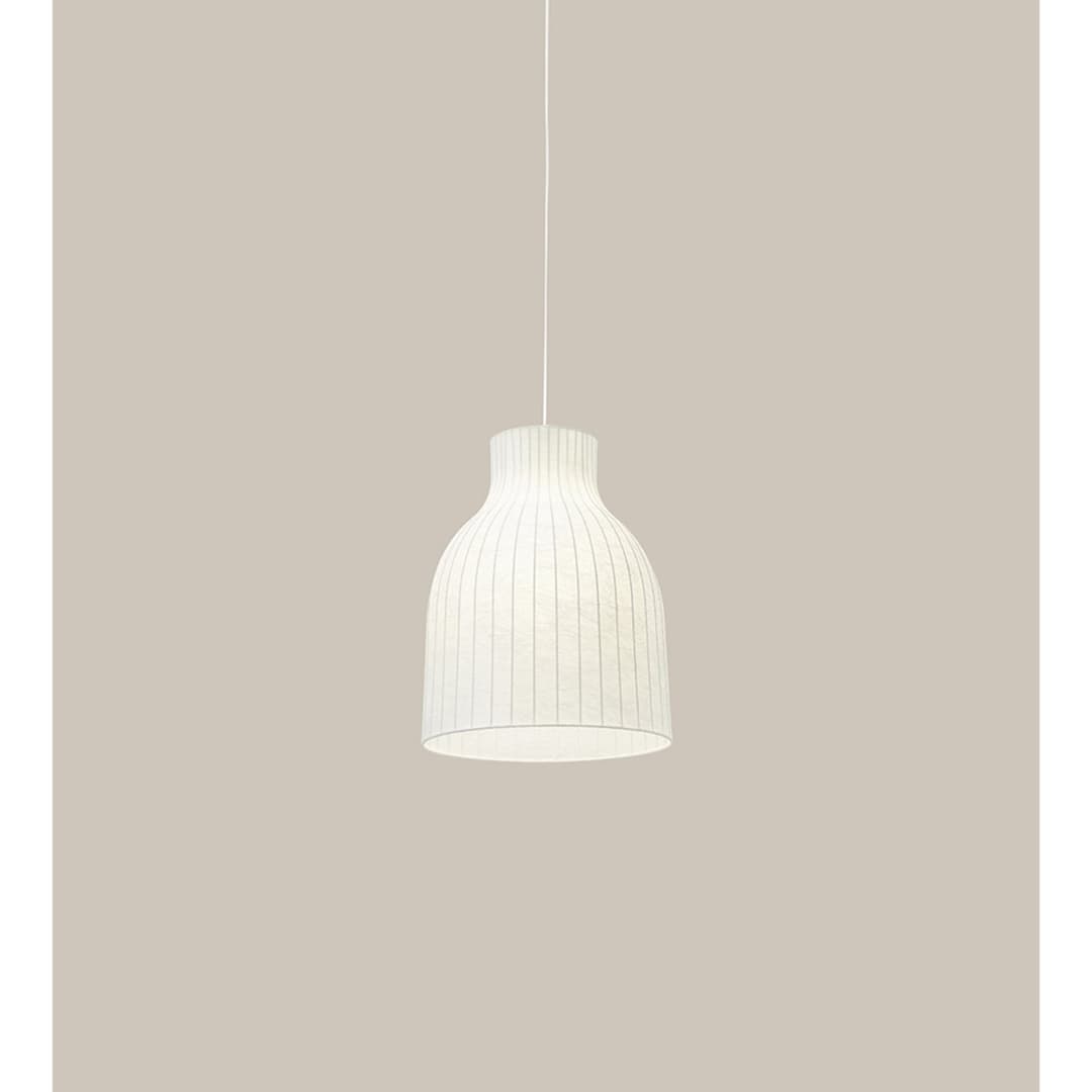 Strand Pendelleuchte Open Ø40 White - Muuto - Esszimmer - Kunststoff