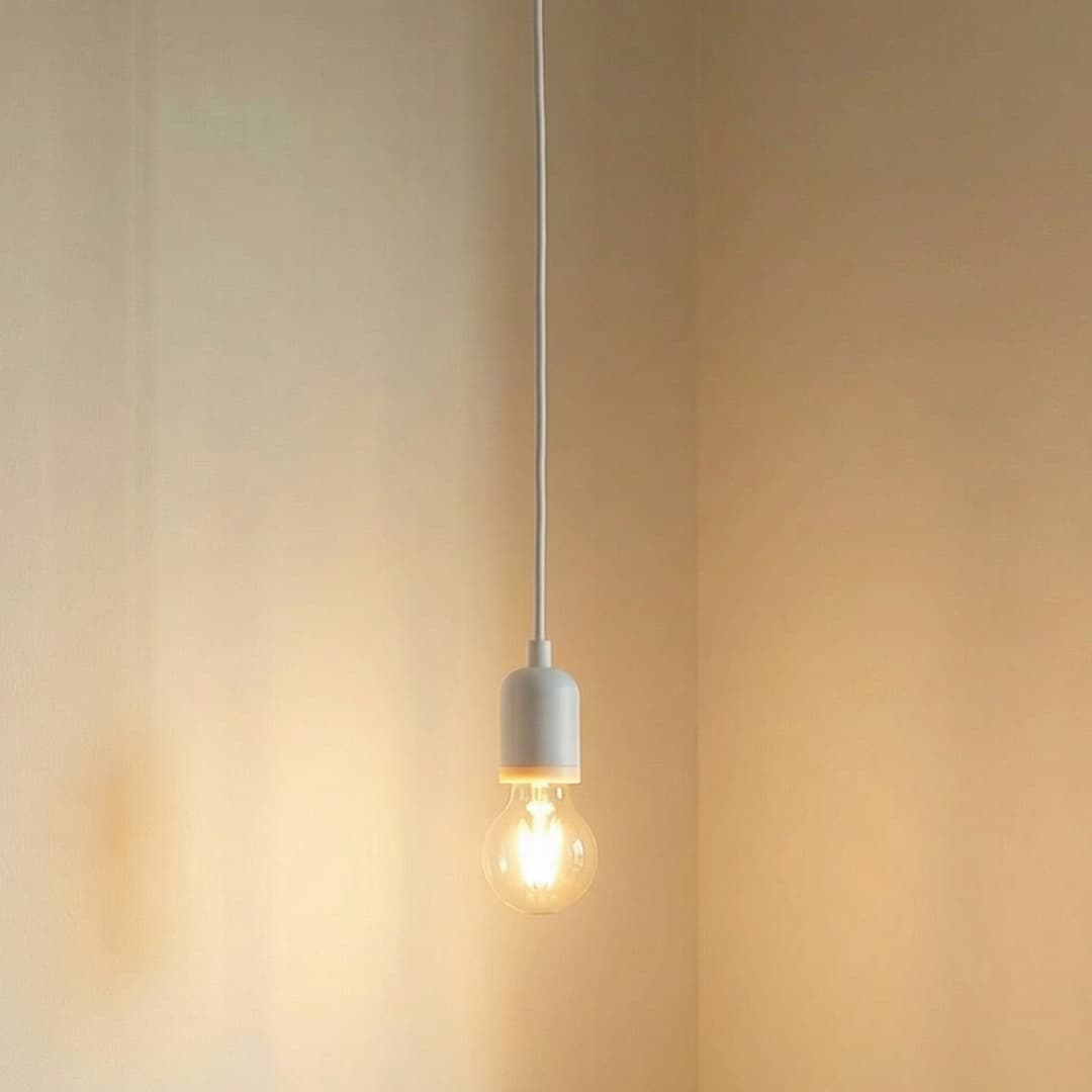 Hattie Pendelleuchte, Fassung E27, Ø 4,7 cm, weiß, Metall - Lindby - Esszimmer - Modern - Aluminium - Einflammig