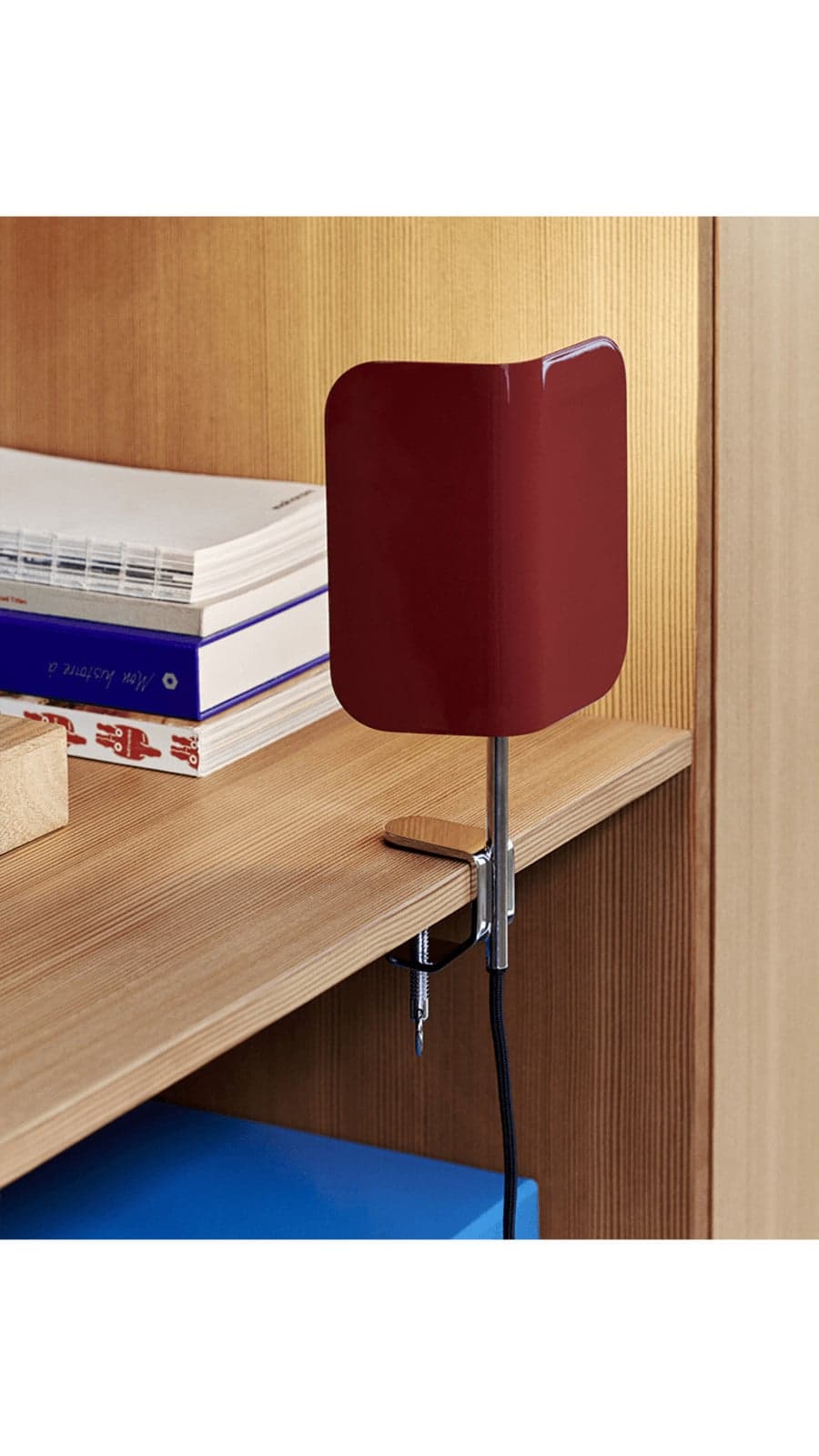 Apex Klemmleuchte Maroon Red - HAY - Wohnzimmer - Aluminium