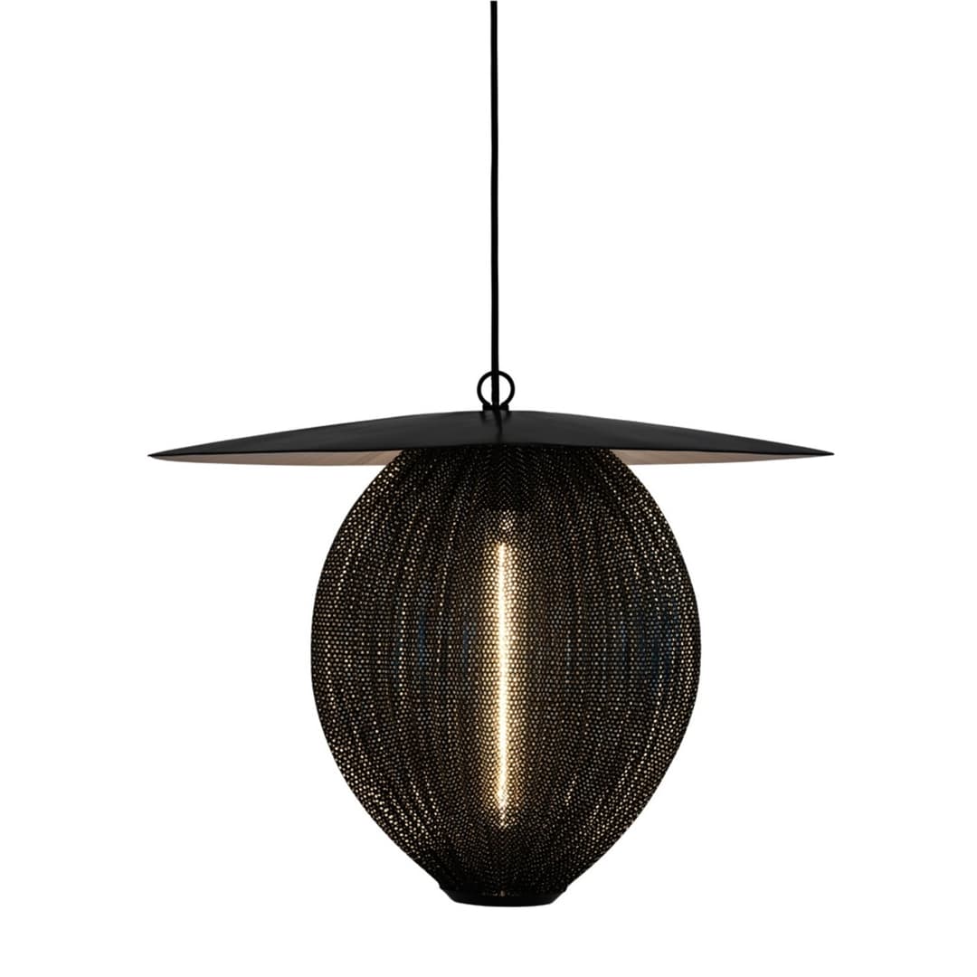 Satellite Pendelleuchte L Midnight Black - GUBI - Wohnzimmer - Metall